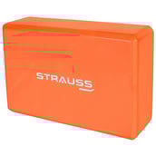 Strauss Yoga Block,  Orange  23x15x7 cm 