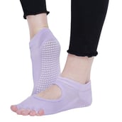 3 - Strauss Yoga Socks,  Light Purple  Free Size 