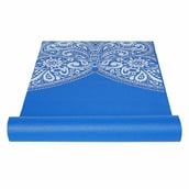 1 - Strauss Meditation Butterfly Yoga Mat,  Navy Blue  5 mm 