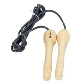 1 - Strauss Wooden Skipping Rope,  Grey  Free Size 