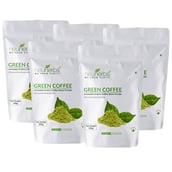 Neuherbs Organic Green Coffee Beans Powder for Weight Loss - Pack of 5,  0.2 kg 