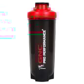 1 - GNC Pro Performance Promo Shaker,  Black & Red  700 ml 