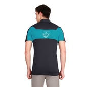 1 - Rocclo T Shirt-5056, Navy & Sky Blue Large