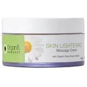Organic Harvest Skin Lightening Massage Cream,  50 g  for All Skin Types 