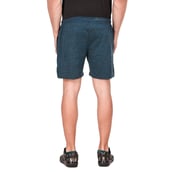 4 - Fitinc Melange Shorts with Both Side Safety Zippered Pockets, Medium Navy Blue