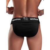 1 - Omtex Rio Supporter Back Covered for Men,  Large  Black 