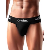 Omtex Rio Supporter Back Covered for Men,  Medium  Black 