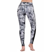 2 - Swee Women's Plain Leggings (SweeAth103),  Grey  Small 