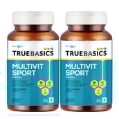 TrueBasics Multivit Sport One Daily Multivitamin with Clinically Researched Ingredients - Pack Of 2