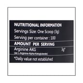 Healthvit AAKG L Arginine Alpha Ketoglutarate