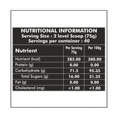 supplementfact - Bigg Nutrition Carbs Blend, 6.6 lb Orange + Shaker Free