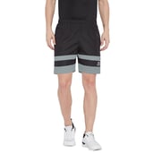 1 - Masch Mens Regular Fit Polyester Shorts,  XXL  Black 
