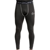 4 - Fitup Life Solid Men Tights Compression,  Black  XXL 