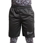 2 - Fitup Life Solid Men Shorts,  Large  Black with Grey 