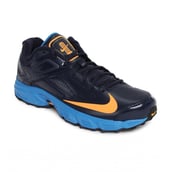 Nike Potential Sports Cricket Shoes, Black/Blue 5