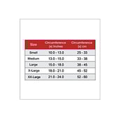 2 - Dr. Arthritis Copper Infused Knee Support,  Black with Hand Book  Medium 