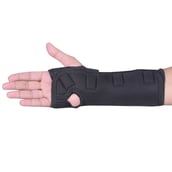 Bone Rap Wrist and Forearm Splint Neoprene,  Black  Free Size 