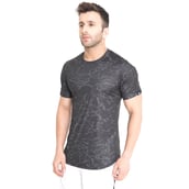 3 - Aesthetic Bodies Body Fit Curved Hem Tee,  Black  XS 