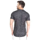4 - Aesthetic Bodies Body Fit Curved Hem Tee,  Black  XS 