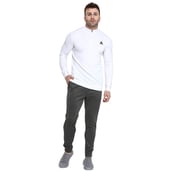 2 - Aesthetic Bodies Men's Dry Fit Drag Jacket, White Medium
