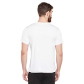 1 - Masch Mens Regular Fit Polyester Active T Shirt (MSTS1017 HSP BDW), White Medium