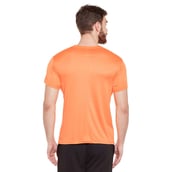 3 - Masch Mens Regular Fit Polyester Active T Shirt (MSTS1017 HSP FDO),  Fluorescent Orange  Medium 