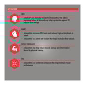 5 - TrueBasics Astaxanthin with 4mg AstaReal OP,  60 capsules 