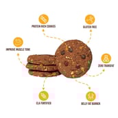 Benefit - Eat Anytime Protein Cookies Gluten Free,  160 g  Dark Chocolate 