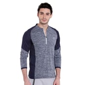 3 - Campus Sutra Men's Polyester Sports T Shirt,  Blue  Medium 