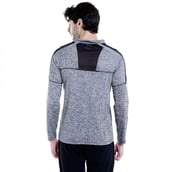 2 - Campus Sutra Solid Men Polo Neck T Shirt,  Grey  Large 