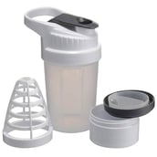 1 - Greenbee Protein Shaker,  White  450 ml 