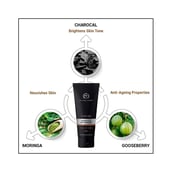 1 - The Man Company Charcoal Peel Off Mask, 100 g Moringa & Gooseberry