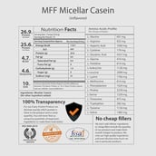 Supplement - MyFitFuel MFF Micellar Casein, 1.1 lb Unflavoured