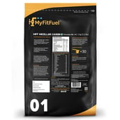 Back - MyFitFuel MFF Micellar Casein, 2.2 lb Chocolate Silk