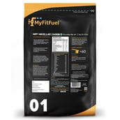 Back - MyFitFuel MFF Micellar Casein, 4.4 lb Chocolate Silk