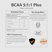 supplement - MyFitFuel BCAA 5:1:1 Plus, 0.44 lb 31 Servings Unflavoured