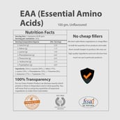supplement - MyFitFuel EAA (Essential Amino Acid), 0.22 lb 14 Servings Unflavoured