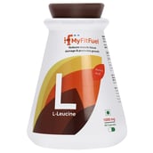 1 - MyFitFuel L Leucine 1000 mg,  60 capsules  30 Servings  Unflavoured 