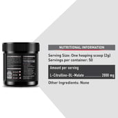 SupplementInfo - MuscleBlaze Citrulline Malate, 0.22 lb Unflavoured