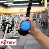 3 - Fitsy Round Thick Bar Grip, Blue