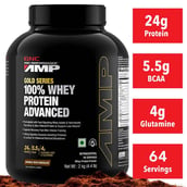 1 - GNC Amp Gold Series 100% Whey Protein Advanced,  4.4 lb  Double Rich Chocolate 