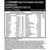 supplement - Livestamin Multivitamin and Minerals for Men,  60 capsules  Unflavoured 