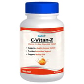 1 - Healthvit C-Vitan Z Vitamin C(500mg) and Zinc, 60 tablet(s) Unflavoured