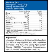 supplement - Health Oxide BCAA 7000 Instantized 2:1:1 Powder, 0.66 lb 30 Servings Tangy Orange