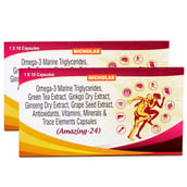 1 - Nicholas Amazing 24 Multivitamins - Pack of 2,  10 capsules  Unflavoured 