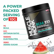 7 - Muscle Monk Intense Mass Gainer with BCAA 2:1:1 (Watermelon, 300g, 30 Servings), 6.6 lb Royal Chocolate