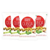 1 - The Green Snack Co. Quinoa Puffs - Pack of 4,  Zesty Kale  50 g 