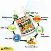 4 - Bodywell Turmeric Pure Extract 300 mg, 120 veggie capsule(s)