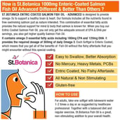 7 - St.Botanica Salmon Fish Oil 1000mg Advanced,  60 softgels 