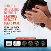 6 - Man Arden Beard and Face Wash,  100 ml  Cleanse & Refresh 